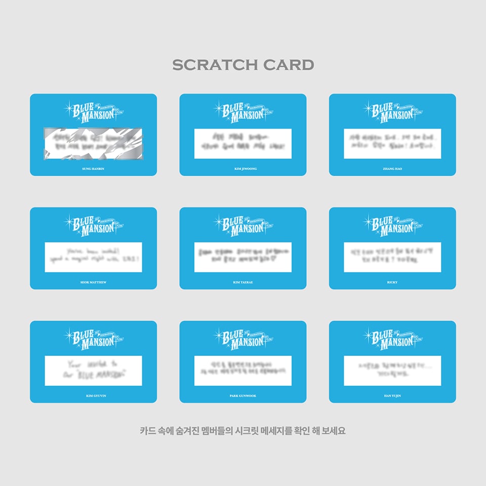 Image of [PRE-ORDER] ZEROBASEONE Blue Mansion Fancon Invitation