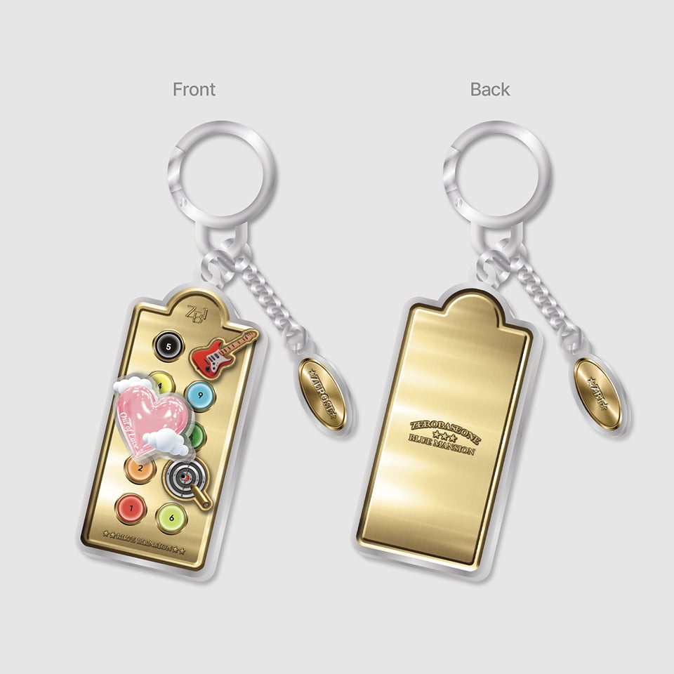 Image of [PRE-ORDER] ZEROBASEONE Blue Mansion Fancon Keyring