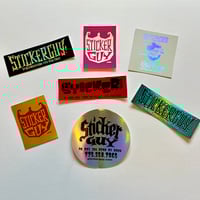 Silkscreened Vinyl Sticker Sample Pack
