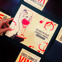 Image 2 of Como El Vino - Postal 