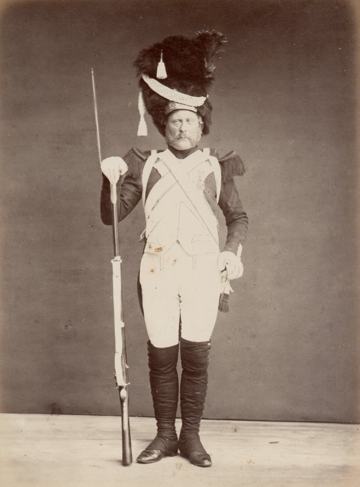 Image of Bernard and Nugues: grenadier of the Garde Impériale, France ca. 1866 