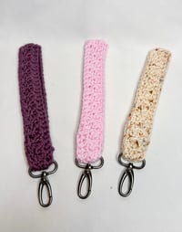 Image 2 of Wristlet Keychains- Creek Side Pattern