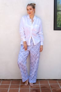 Image 1 of Lined Mens Slouchy Pant - Pacific