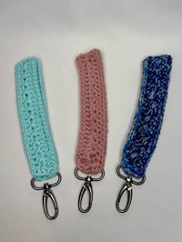 Image 2 of Wristlet Keychains - Daisy Pattern