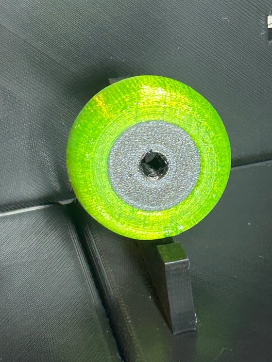 Image of Green inflatable globe