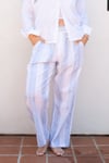 Lined Mens Slouchy Pant- Wide Stripe
