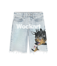 LIGHT DENIM WOCKART JORTS
