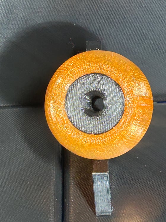 Image of Orange infatable globe