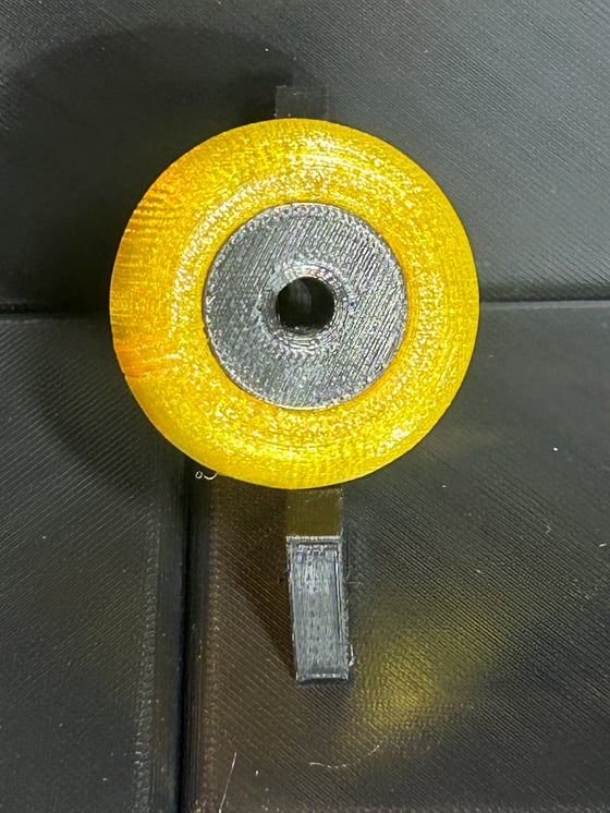 Image of Yellow inflatable globe