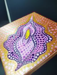 Image 3 of Mini vulva dot painting 1