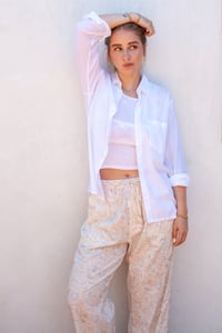 Image 1 of Lined Mens Slouchy Pant - Champagne