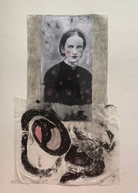 Image 2 of Eloise ..New mixed media art on paper 