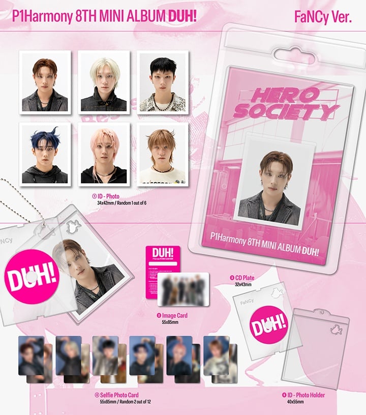 Image of [PRE-ORDER] P1Harmony ‘DUH!’ (FaNCY Ver.)