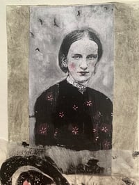 Image 1 of Eloise ..New mixed media art on paper 
