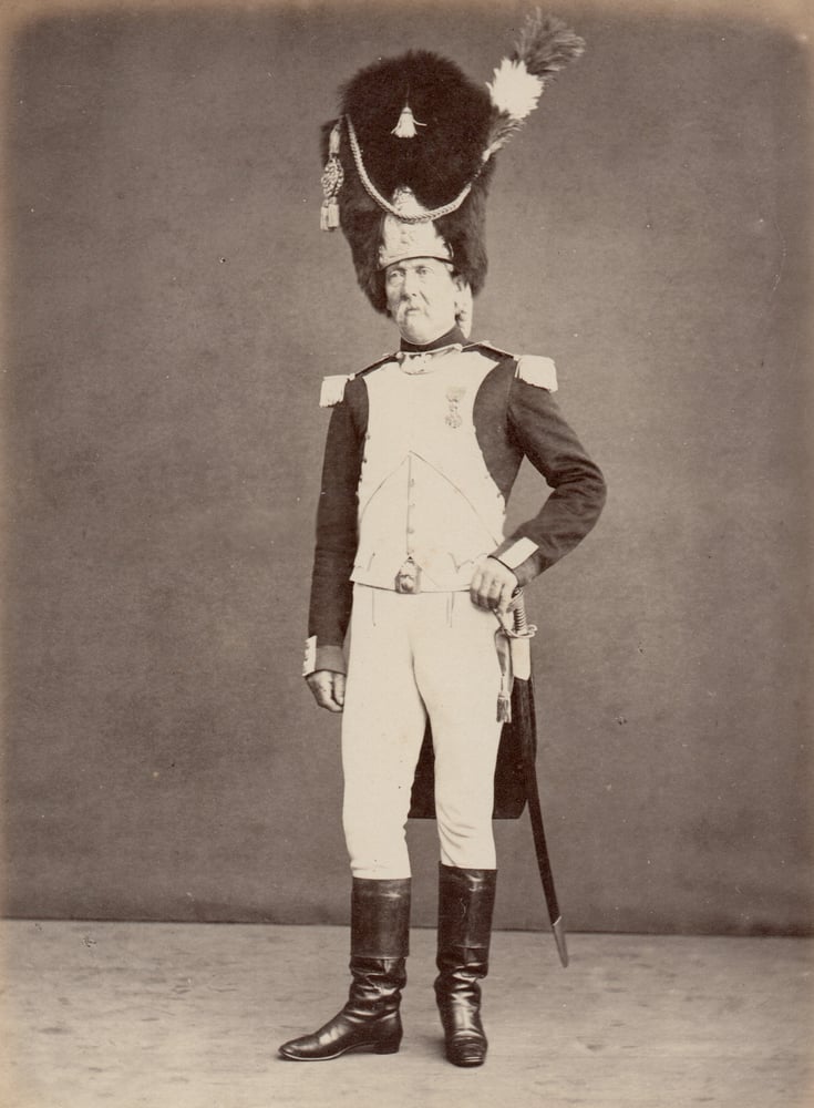 Image of Bernard and Nugues: officer of the Garde Impériale, France ca. 1866 