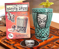 Image 1 of Native Drum Mug -3 Colors ( Lagoon/ Cocoa/bone￼ )