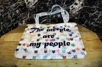 Image 4 of The Meeple are My People Zippered tote bag