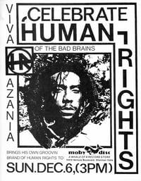 HR In Store @ Moby Disc, 12/6/87 → punk flyer