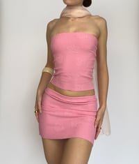 Image 1 of Micro Mini | Floral set in hot pink