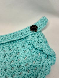 Image 2 of Dog Bandanna- Aqua