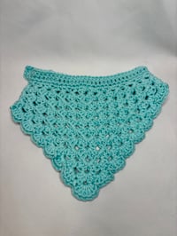 Image 3 of Dog Bandanna- Aqua