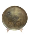Illustrated plate by DERO "Jacques Anquetil" - 27cm