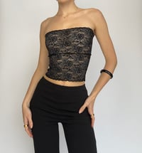 Image 1 of Tube Top | Black Lace 