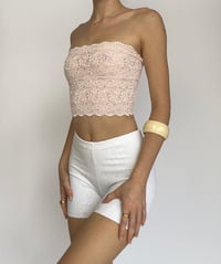 Image 1 of Tube Top | Baby Pink Lace 