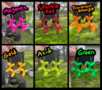 Image 2 of Balloon Dog Earrings (multiple)