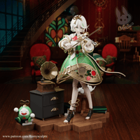 Image 1 of Cecilia Immergreen 1/7 Scale Resin Model Garage Kit | 3D Printed Hololive Figure
