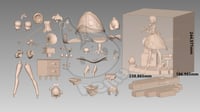 Image 5 of Cecilia Immergreen 1/7 Scale Resin Model Garage Kit | 3D Printed Hololive Figure