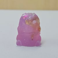 Image 2 of Gus lanyard bead- pink/purp photochromatic 