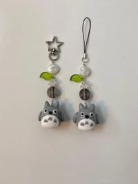 Image 1 of Totoro Phone Charm and Keychain