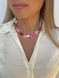 Image 2 of hibiscus haze necklace