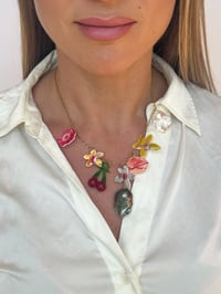 Image 2 of cherry tart necklace