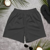 Image 2 of BOSSFITTED Dark Grey and Black Hoochie Daddy Shorts