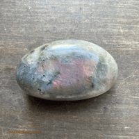 Image 3 of Purple Flash Labradorite, Labradorite Palm Stones, Crystal Palm Stones, Third Eye Activation Stone