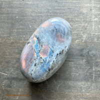 Image 6 of Purple Flash Labradorite, Labradorite Palm Stones, Crystal Palm Stones, Third Eye Activation Stone