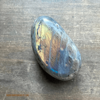 Image 5 of Purple Flash Labradorite, Labradorite Palm Stones, Crystal Palm Stones, Third Eye Activation Stone