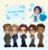 JB Character Stickers