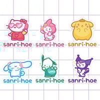 Sanri-hoe Stickers