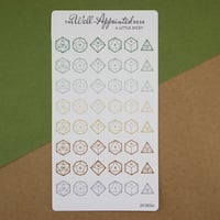 Image 2 of  A Little Dicey Sticker Sheet  (25-005)