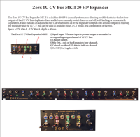 Image 5 of NEW!!! Zorx 1U CV Bus Expander MK II 1U/3U 
