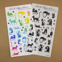 Image 1 of  Everyday is Caturday Sticker Sheet (25-006)