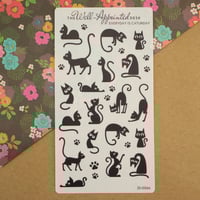Image 2 of  Everyday is Caturday Sticker Sheet (25-006)