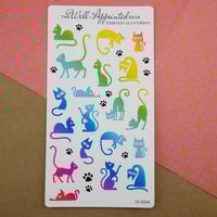 Image 3 of  Everyday is Caturday Sticker Sheet (25-006)