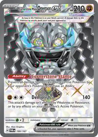 Cornerstone Mask Ogerpon ex - 199/167 - SV06: Twilight Masquerade - Lightly Played