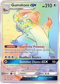 Gumshoos GX (Secret) - SM Base Set Near Mint