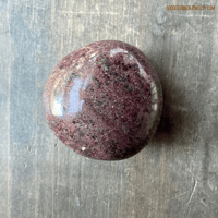 Image 4 of Garnet Palm Stone, Almandine Garnet Palm Stone, Root Chakra Stone for Grounding & Truth