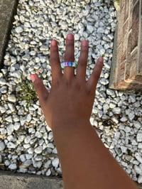 Clay polymer ring🩵